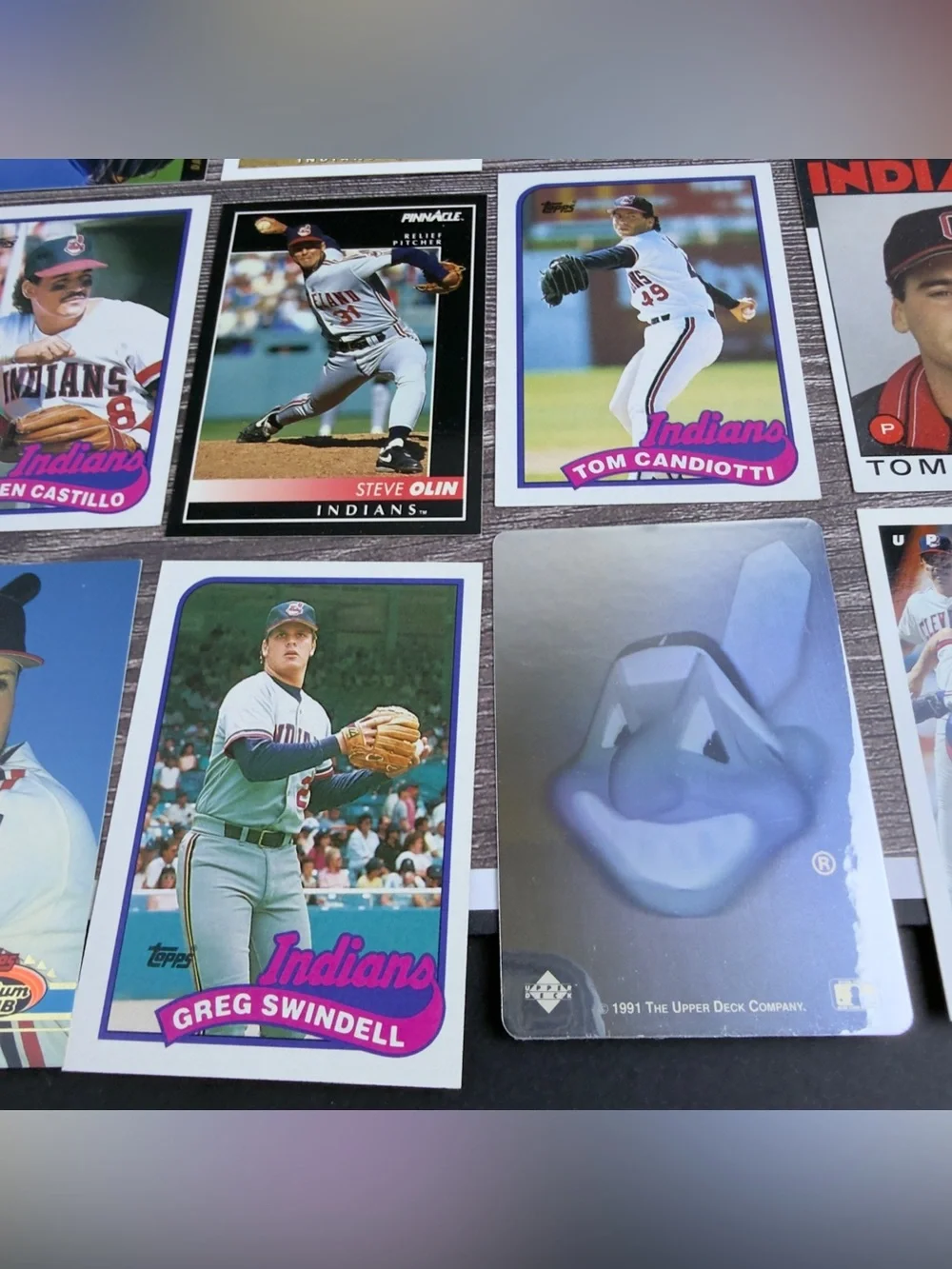 Cleveland Indians Baseball Card Lot (22) Upper Deck Topps Joe Carter
